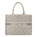 Dior Book Tote - Grey Oblique Jacquard