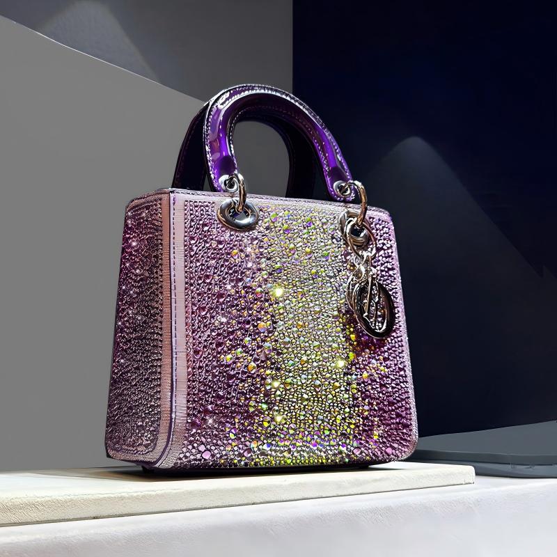 Dior Vibe Hobo Bag - Macrocannage Leather White